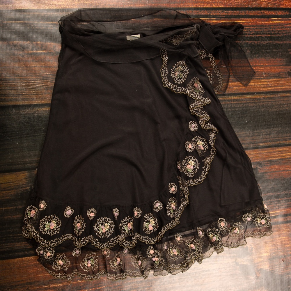 Romantic Anthropologie Odille Tulle Skirt - Small